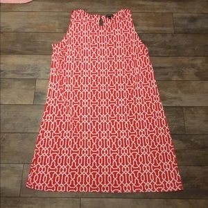 Orange and creme spring/summer time dress